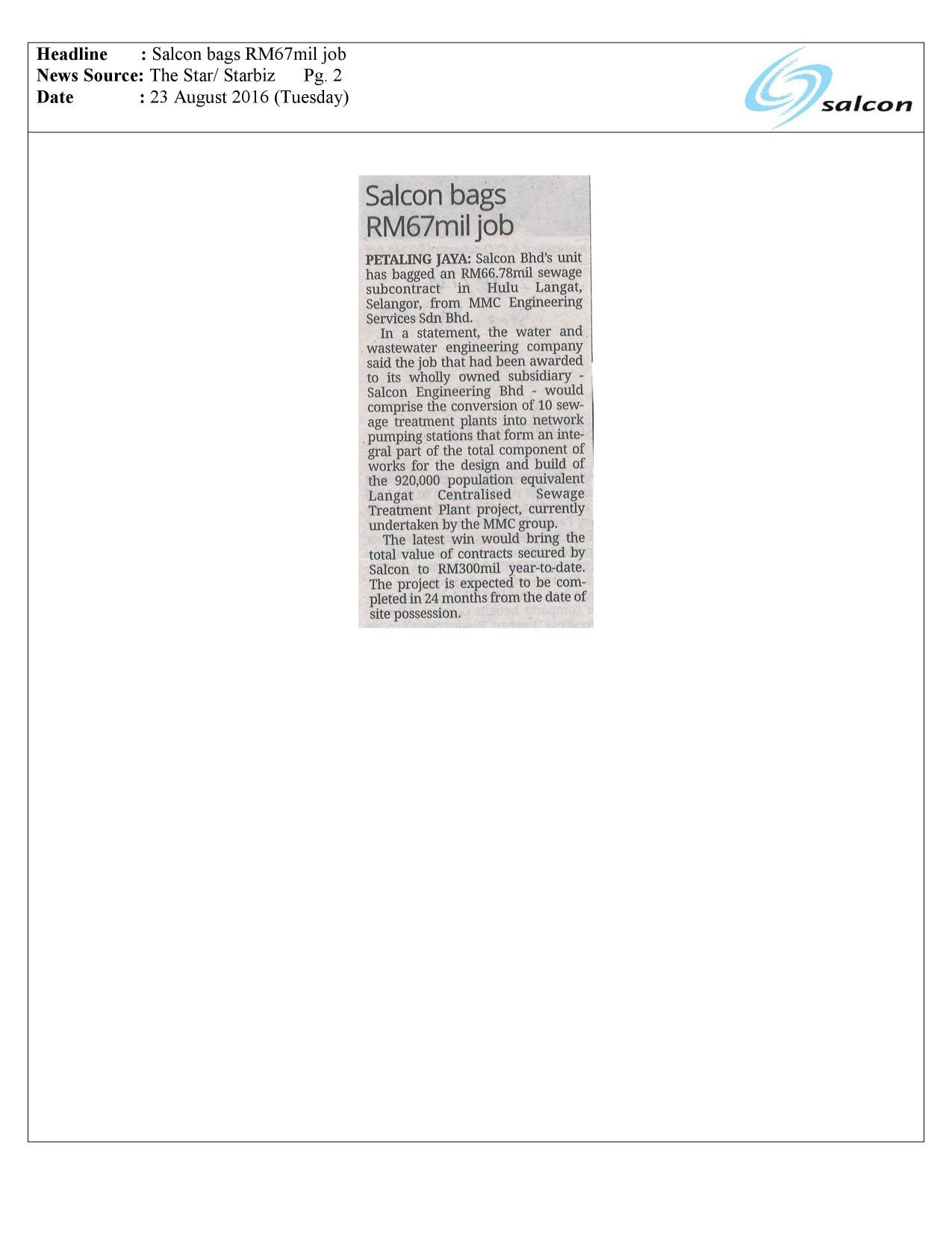 Salcon bags RM67mil job