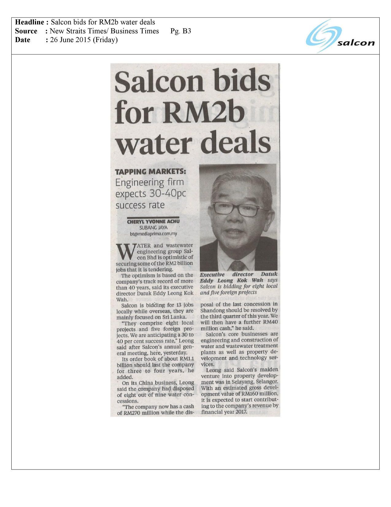 Salcon bids for RM2b water deals