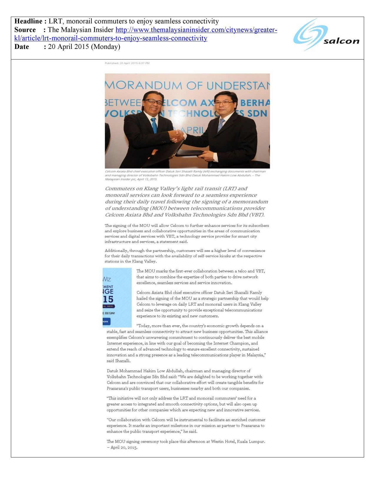 LRT, monorail commuters to enjoy seamless connectivity