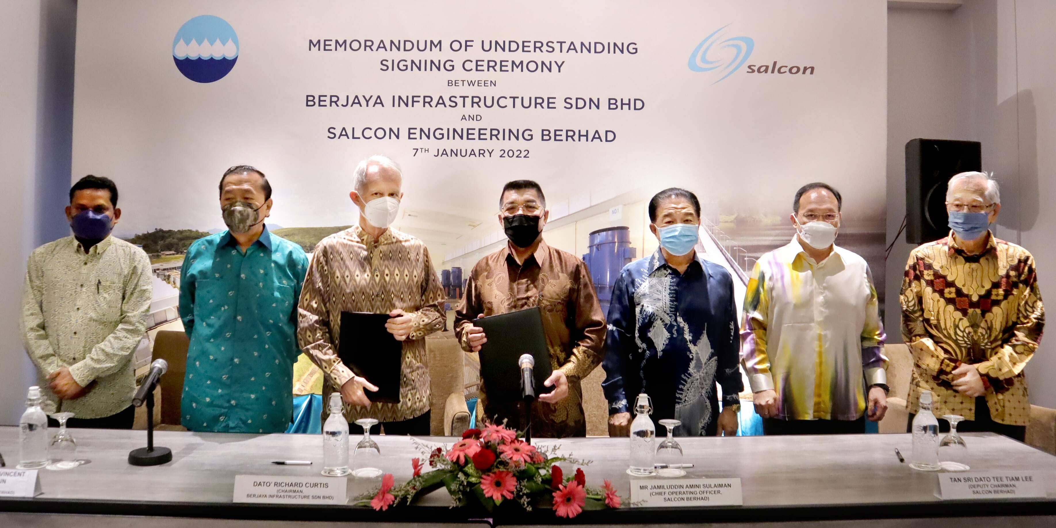 Salcon and Berjaya Infrastructure to jointly undertake water & wastewater infrastructure projects